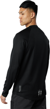 MUC-OFF USA Riders Long-Sleeve Jersey - Black - Medium 20366 - Cycle City Outdoors