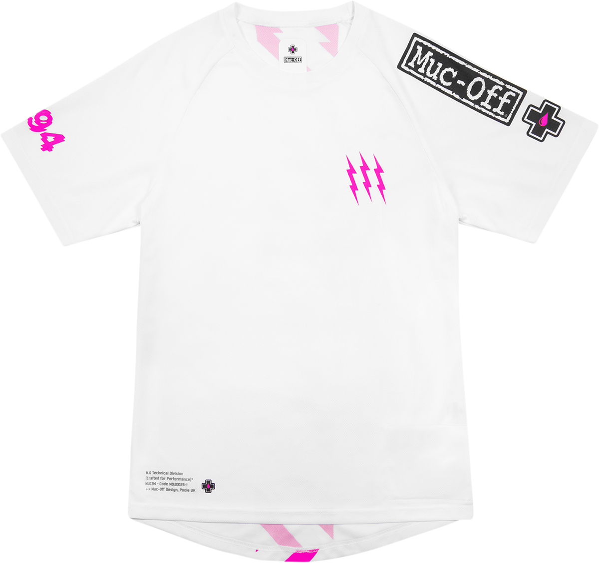 MUC-OFF USA Riders Short-Sleeve Jersey - White - XS 20480 - Cycle City Outdoors