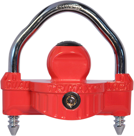 TRIMAX Coupler Lock - Red - 2 Key UMAX25D - Cycle City Outdoors