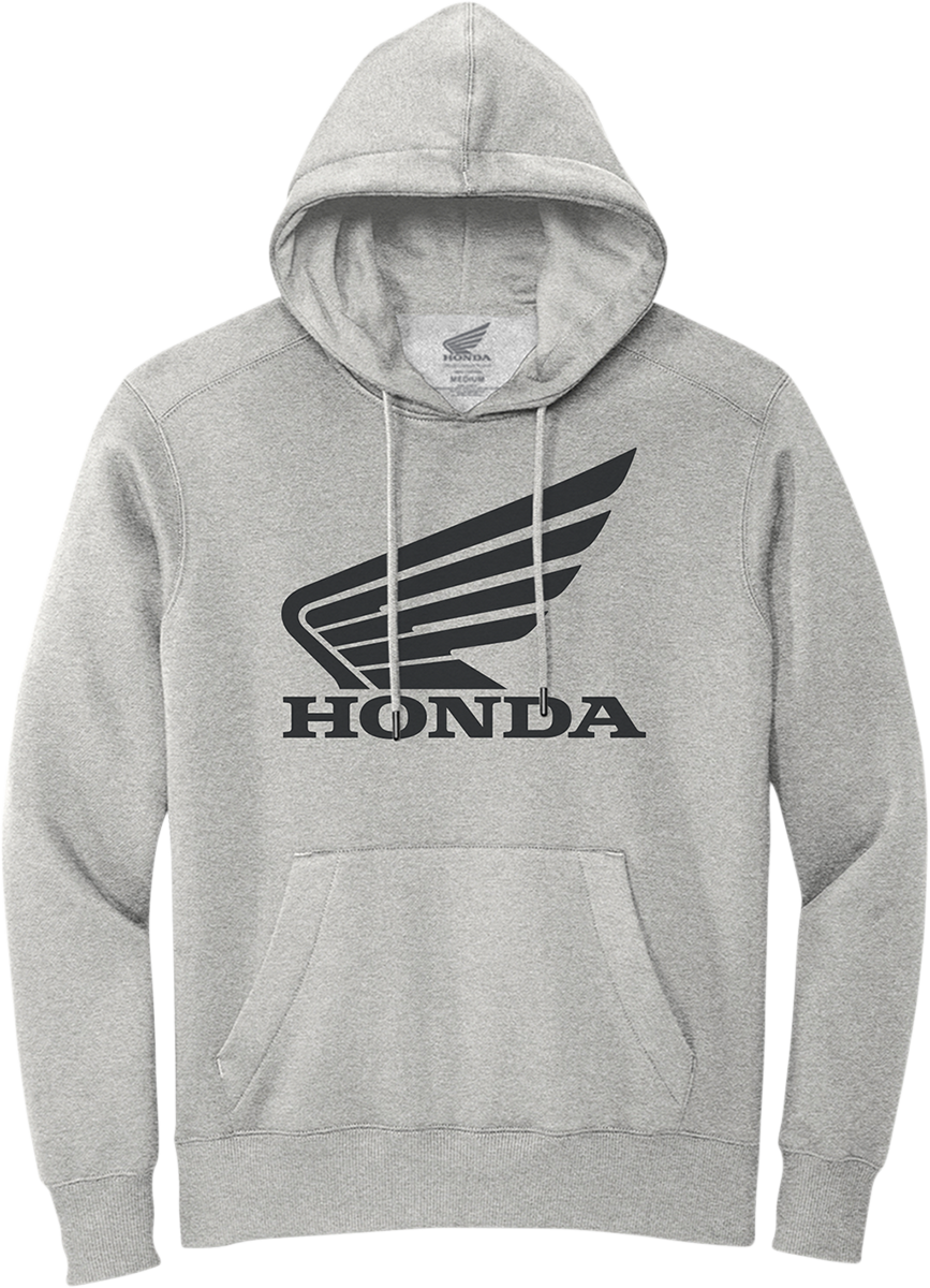 HONDA APPAREL Honda Wing Hoodie - Gray/Black - Small NP21S-S3028-S