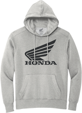 HONDA APPAREL Honda Wing Hoodie - Gray/Black - Small NP21S-S3028-S