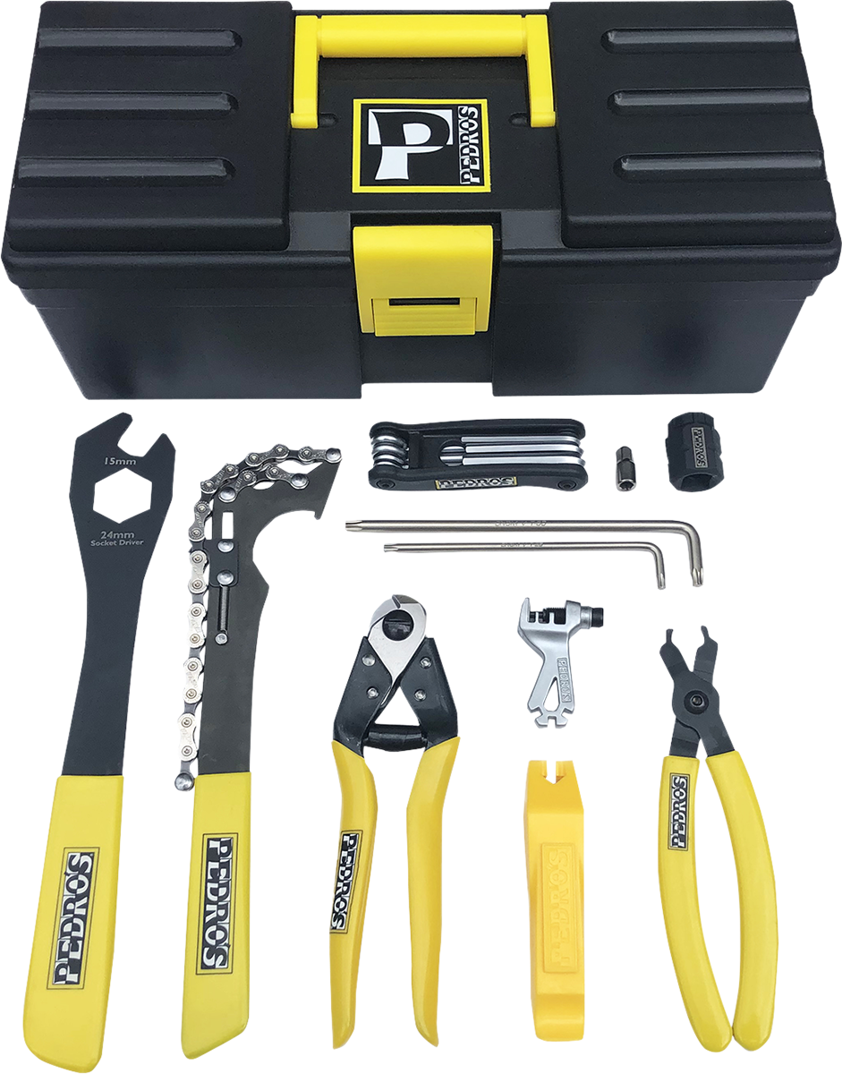 PEDRO'S Bench Tool Set - Starter - 11 Piece with Box 6450620 - Cycle City Outdoors