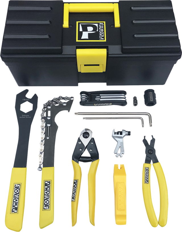 PEDRO'S Bench Tool Set - Starter - 11 Piece with Box 6450620 - Cycle City Outdoors