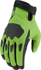 ICON Hooligan* CE Gloves - Green - Medium 3301-4367