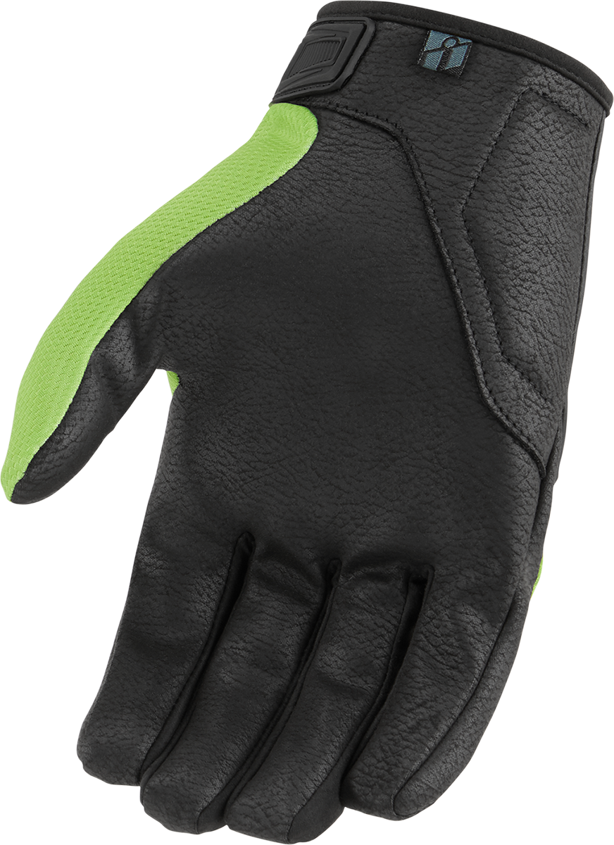 ICON Hooligan* CE Gloves - Green - Medium 3301-4367