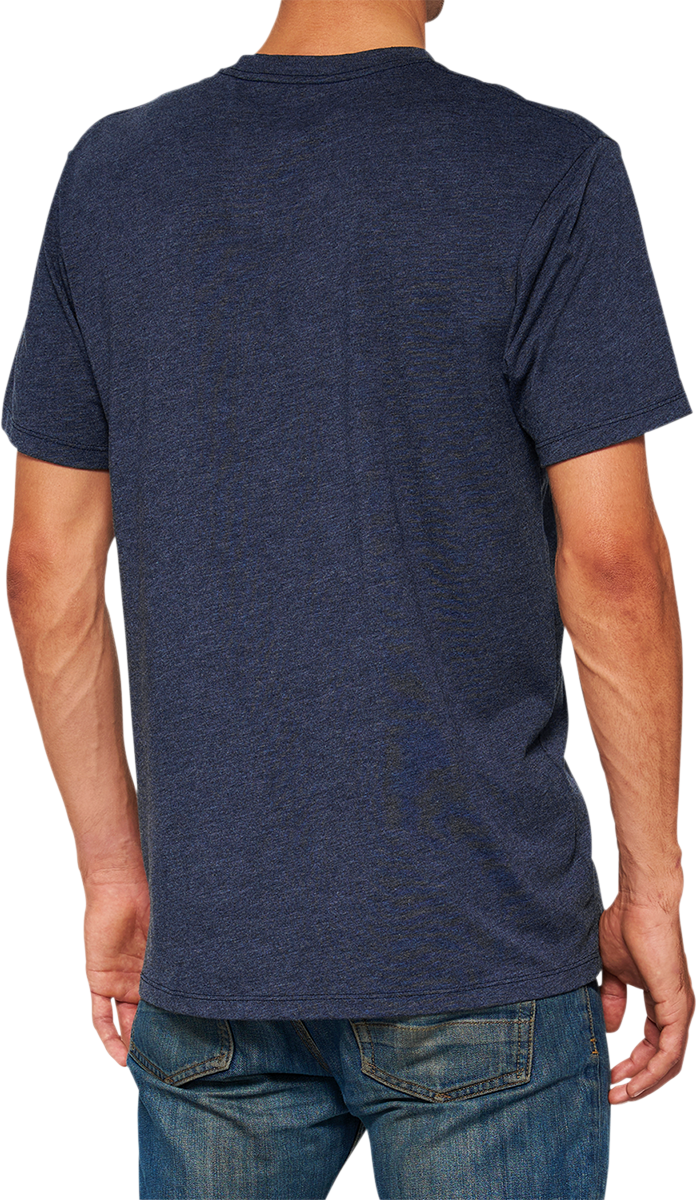 100% Icon T-Shirt - Navy - Medium 20000-00046