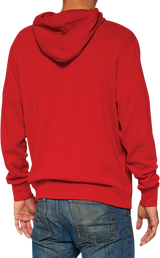 100% Icon Pullover Hoodie - Red - Large 20029-00012