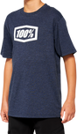 100% Youth Icon T-Shirt - Navy - XL 20001-00015 - Cycle City Outdoors