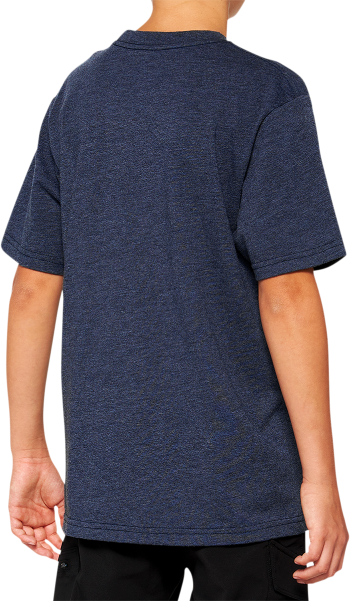 100% Youth Icon T-Shirt - Navy - XL 20001-00015 - Cycle City Outdoors