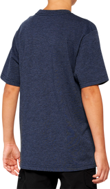 100% Youth Icon T-Shirt - Navy - XL 20001-00015 - Cycle City Outdoors