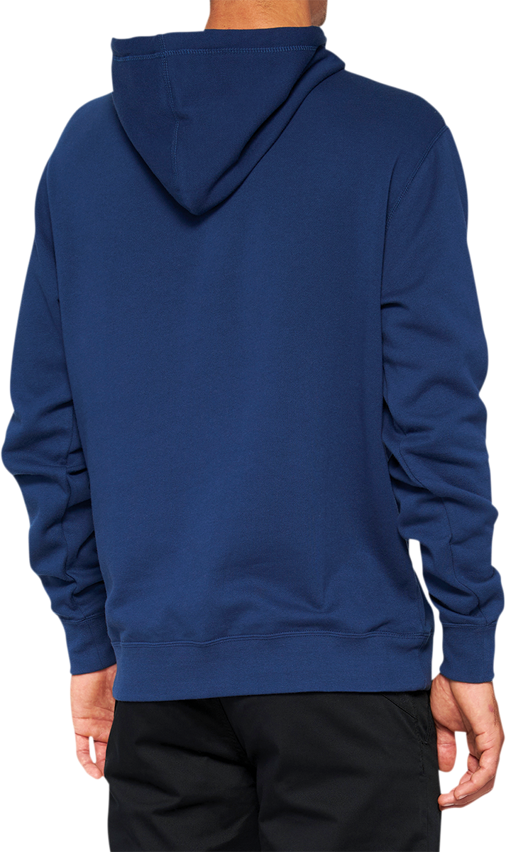 100% Icon Pullover Hoodie - Navy - Small 20029-00025