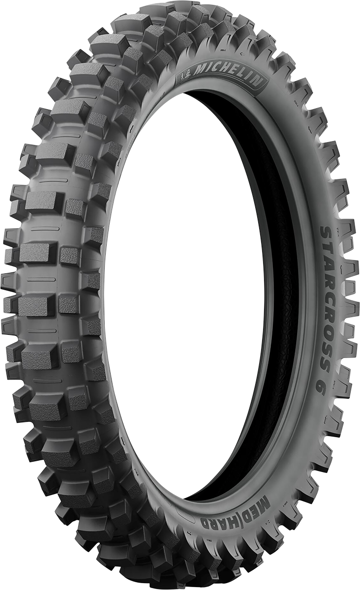 MICHELIN Tire - StarCross 6 Medium Hard - Rear - 120/80-19 - 63M 95670