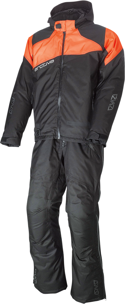 ARCTIVA Pivot 5 Hooded Jacket - Black/Orange - XL 3120-2083