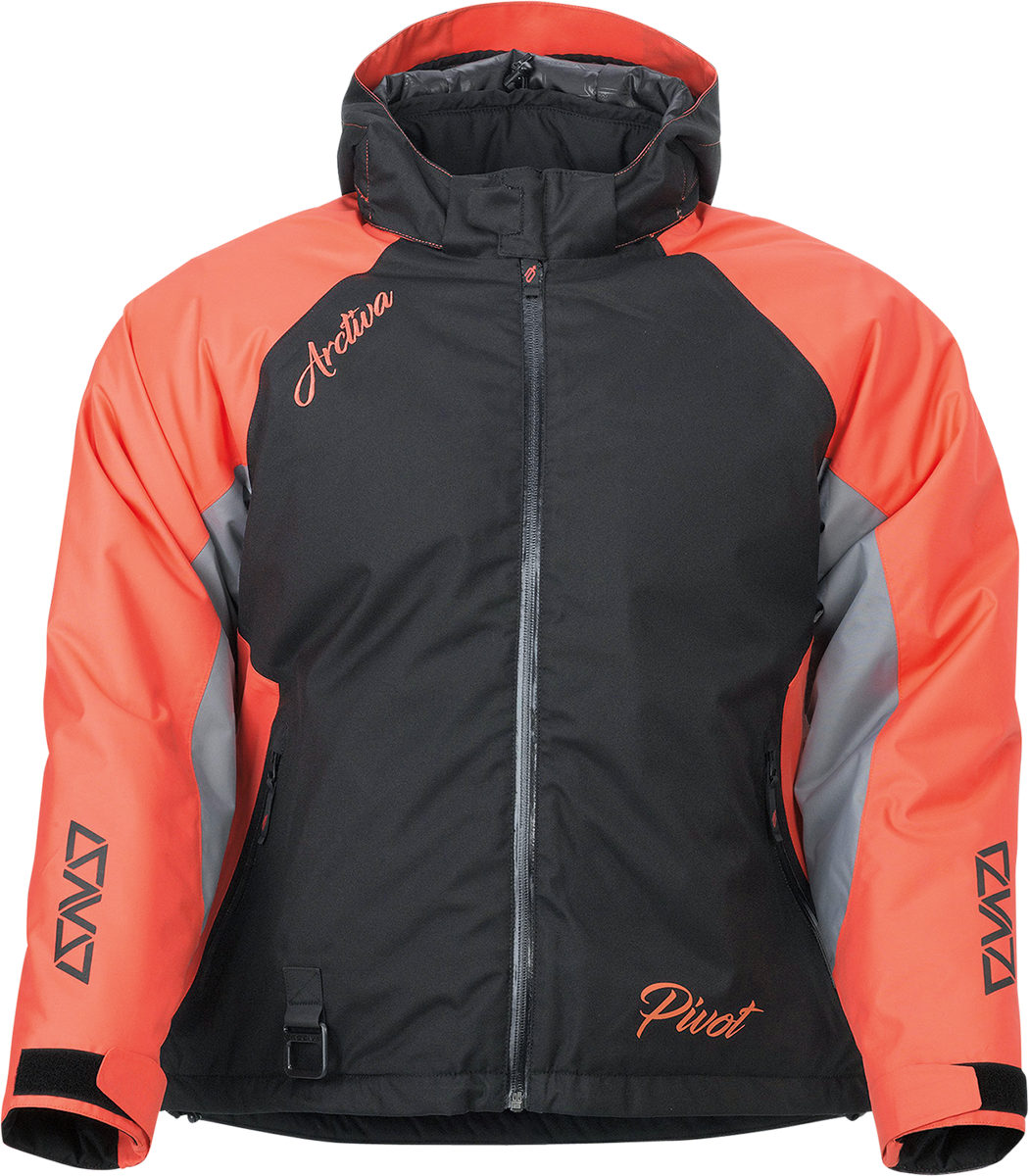 ARCTIVA Women's Pivot 5 Hooded Jacket - Coral - Medium 3121-0792