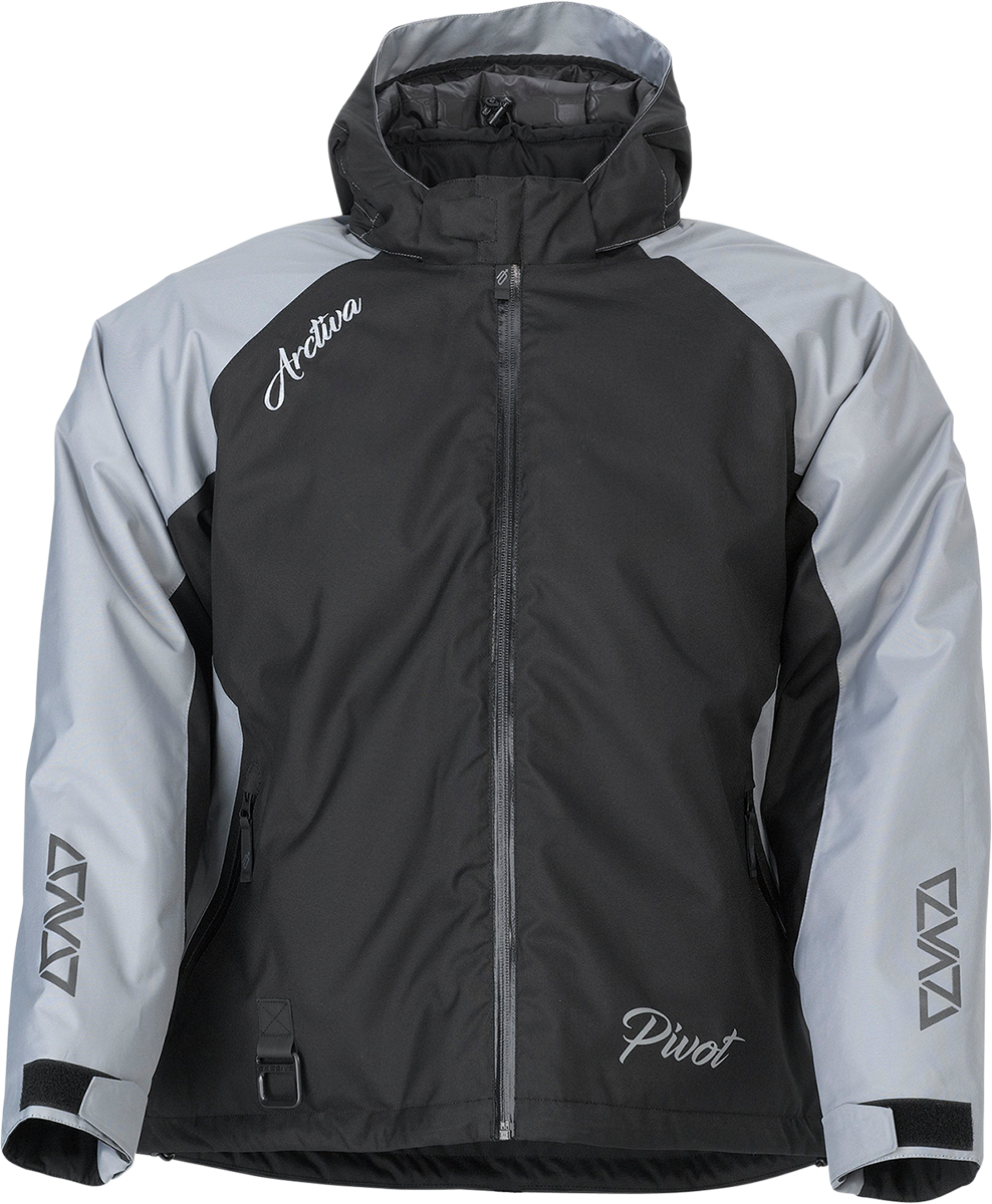 ARCTIVA Women's Pivot 5 Hooded Jacket - Gray - Large 3121-0805