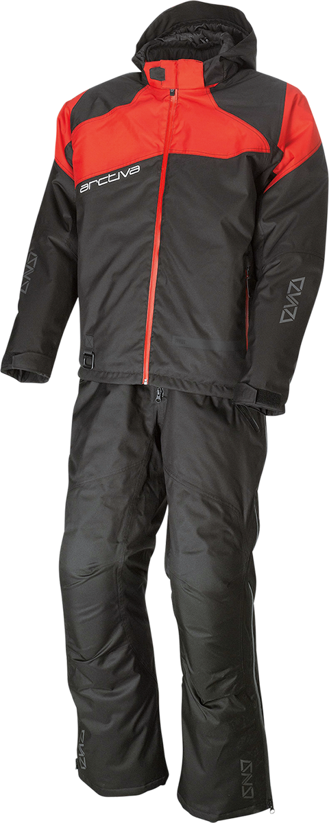 ARCTIVA Pivot 5 Hooded Jacket - Black/Red - Small 3120-2062