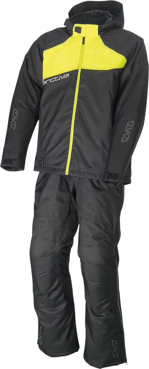 ARCTIVA Pivot 5 Hooded Jacket - Black/Hi-Vis - Small 3120-2068