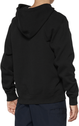 100% Youth Icon Hoodie - Black - Medium 20030-00001 - Cycle City Outdoors