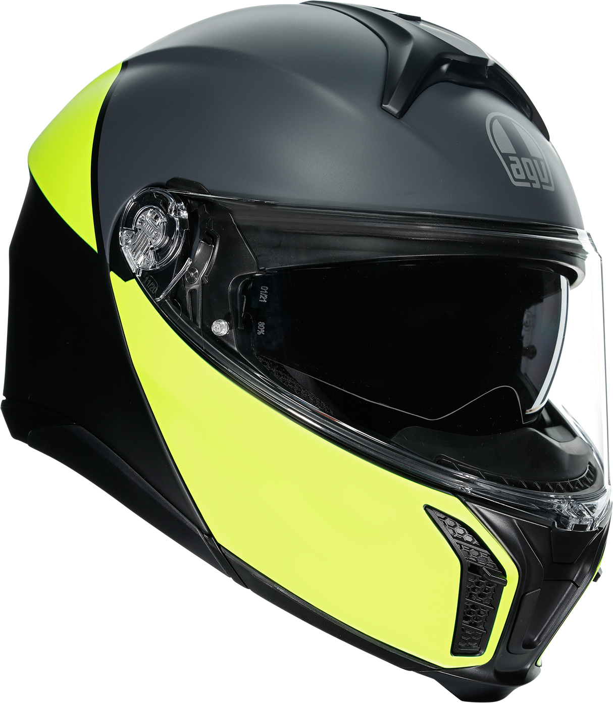 AGV Tourmodular Helmet - Balance - Black/Yellow Fluo/Gray - Small 211251F2OY00110