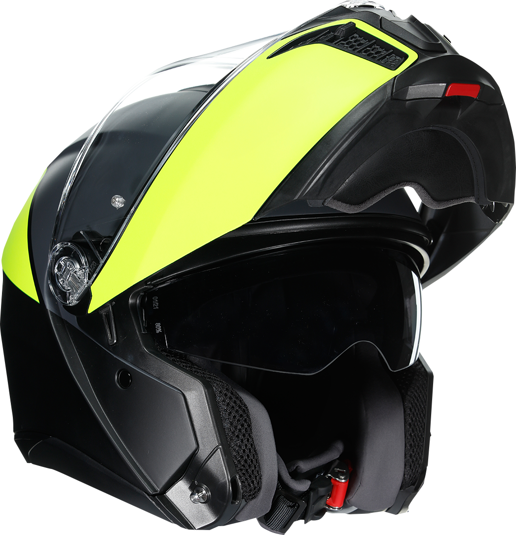 AGV Tourmodular Helmet - Balance - Black/Yellow Fluo/Gray - Small 211251F2OY00110