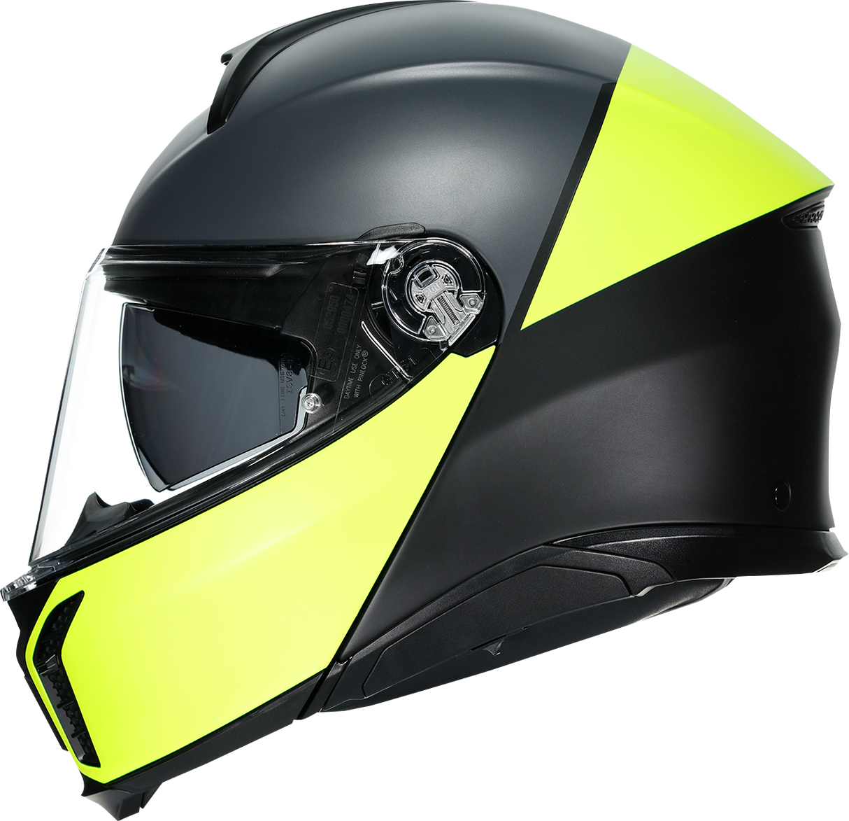 AGV Tourmodular Helmet - Balance - Black/Yellow Fluo/Gray - Medium 211251F2OY00112