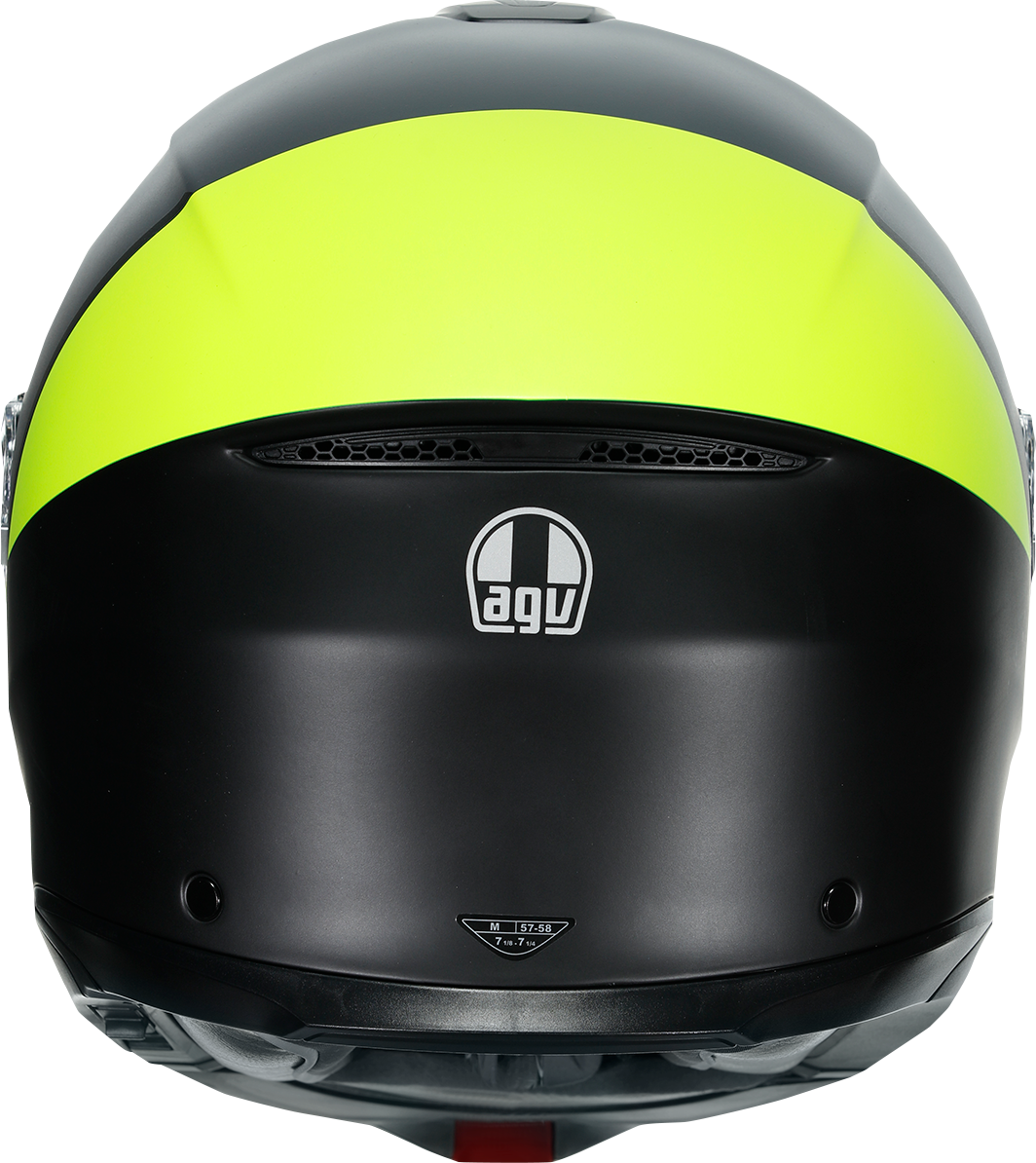 AGV Tourmodular Helmet - Balance - Black/Yellow Fluo/Gray - Medium 211251F2OY00112