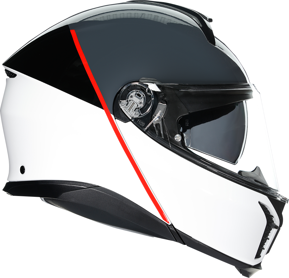 AGV Tourmodular Helmet - Balance - White/Gray/Red - XL 211251F2OY00215