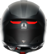 AGV Tourmodular Helmet - Frequency - Matte Gunmetal/Red - 2XL 211251F2OY00516