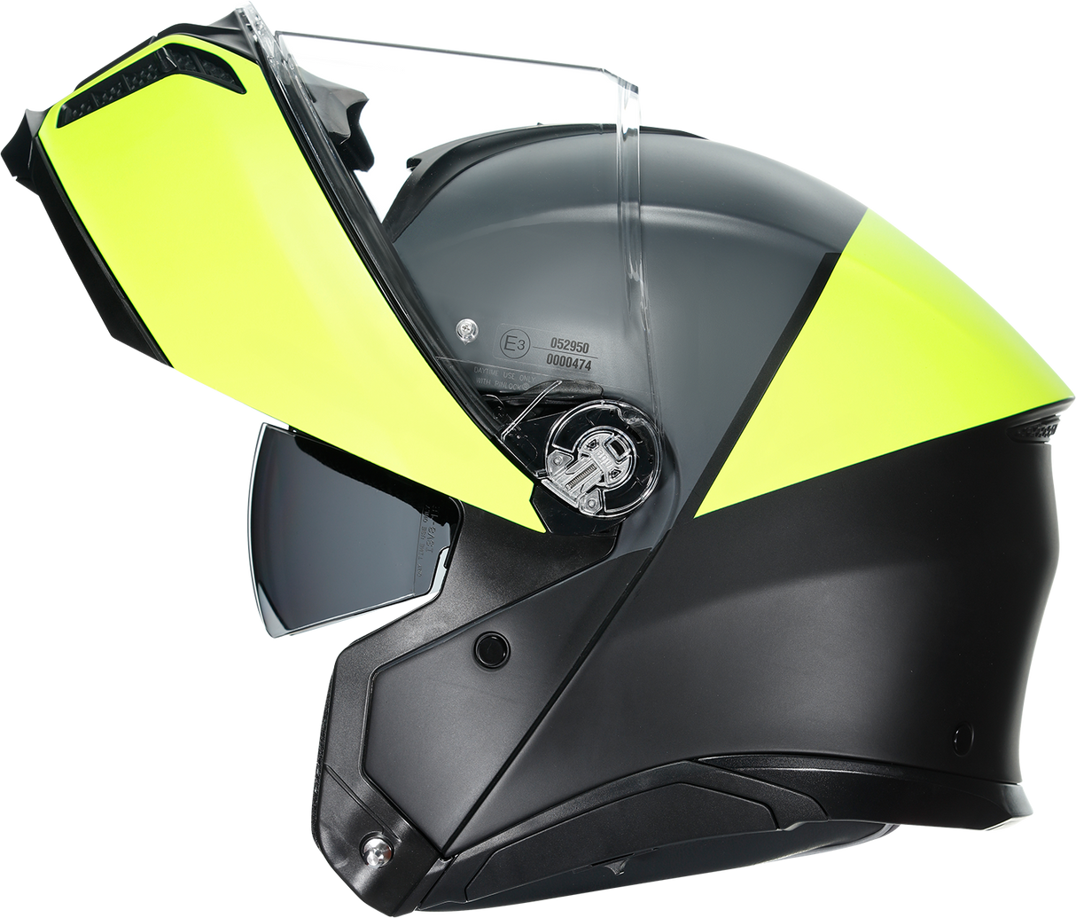 AGV Tourmodular Helmet - Balance - Black/Yellow Fluo/Gray - Large 211251F2OY00114