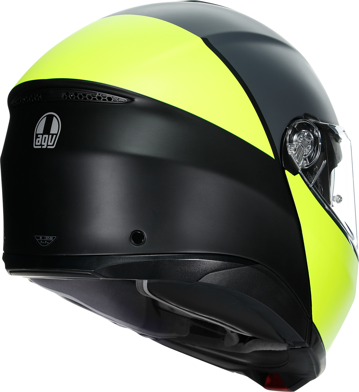 AGV Tourmodular Helmet - Balance - Black/Yellow Fluo/Gray - Small 211251F2OY00110