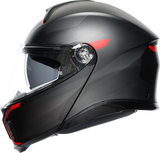 AGV Tourmodular Helmet - Frequency - Matte Gunmetal/Red - 2XL 211251F2OY00516