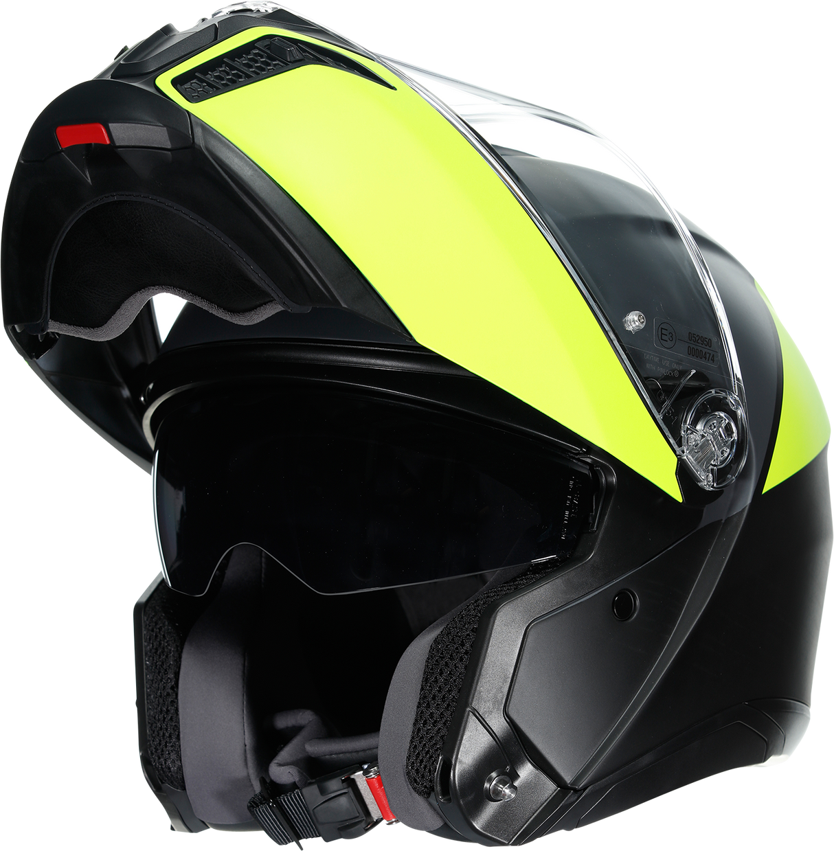 AGV Tourmodular Helmet - Balance - Black/Yellow Fluo/Gray - XL 211251F2OY00115