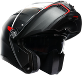 AGV Tourmodular Helmet - Frequency - Matte Gunmetal/Red - 2XL 211251F2OY00516