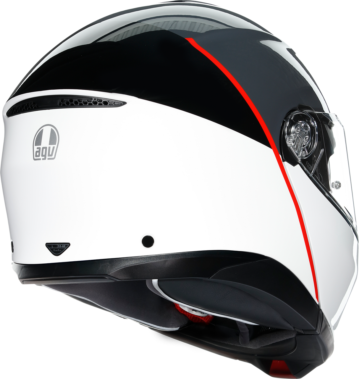 AGV Tourmodular Helmet - Balance - White/Gray/Red - Small 211251F2OY00210