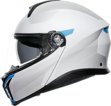 AGV Tourmodular Helmet - Frequency - Light Gray/Blue - XL 211251F2OY00615