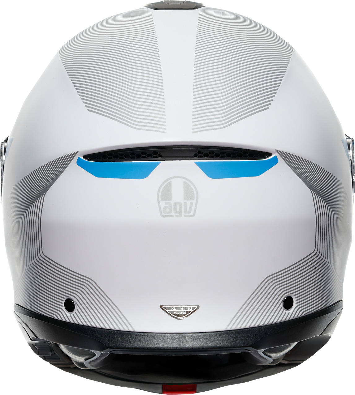 AGV Tourmodular Helmet - Frequency - Light Gray/Blue - Small 211251F2OY00610