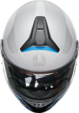 AGV Tourmodular Helmet - Frequency - Light Gray/Blue - 2XL 211251F2OY00616