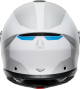 AGV Tourmodular Helmet - Frequency - Light Gray/Blue - 2XL 211251F2OY00616