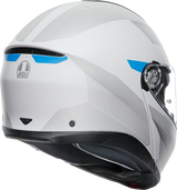 AGV Tourmodular Helmet - Frequency - Light Gray/Blue - Small 211251F2OY00610