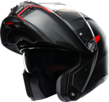 AGV Tourmodular Helmet - Frequency - Matte Gunmetal/Red - Small 211251F2OY00510