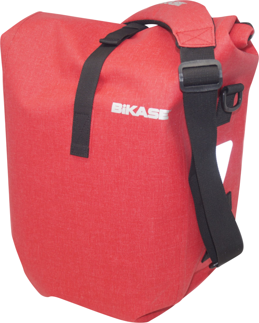 BIKASE Reggie 2 Bag - Pannier - Red 2039R - Cycle City Outdoors