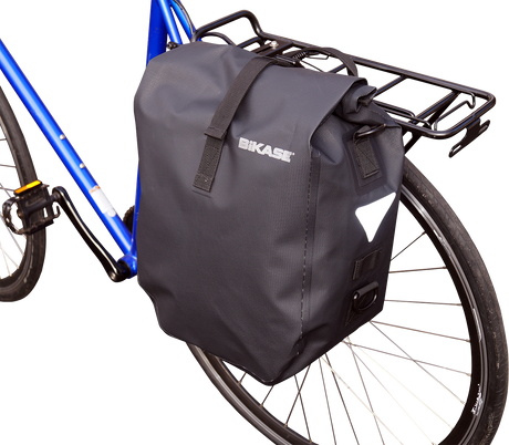 BIKASE Reggie 2 Bag - Pannier - Black 2039 - Cycle City Outdoors