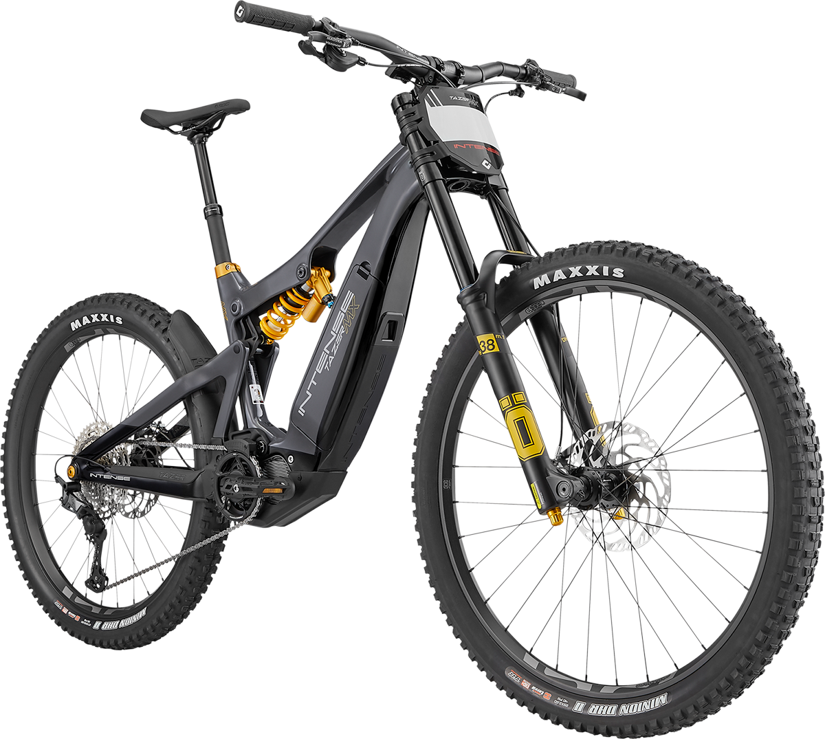 INTENSE Tazer MX Carbon E-Bike - Pro Build - Gray/Black - S/M 22ZCE7MXPM-NB - Cycle City Outdoors