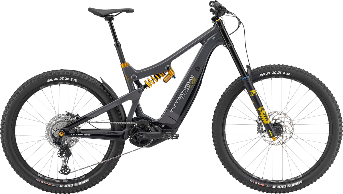 INTENSE Tazer MX Carbon E-Bike - Pro Build - Gray/Black - S/M 22ZCE7MXPM-NB - Cycle City Outdoors