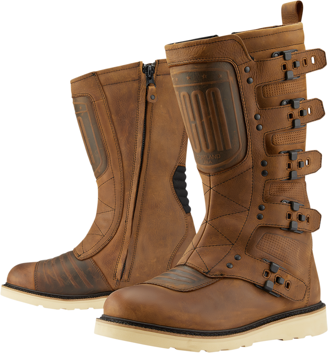 ICON Elsinore 2* CE Boots - Brown - Size 7 3403-1220