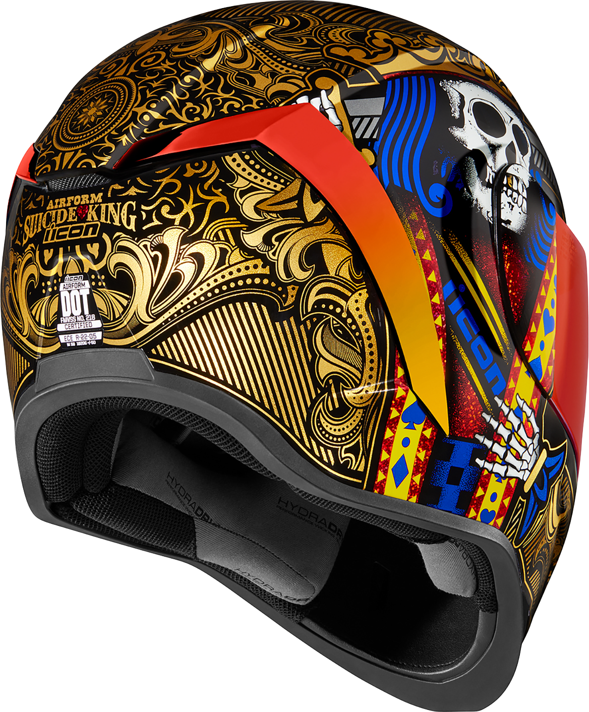 ICON Airform* Helmet - Suicide King - Gold - XS 0101-14727