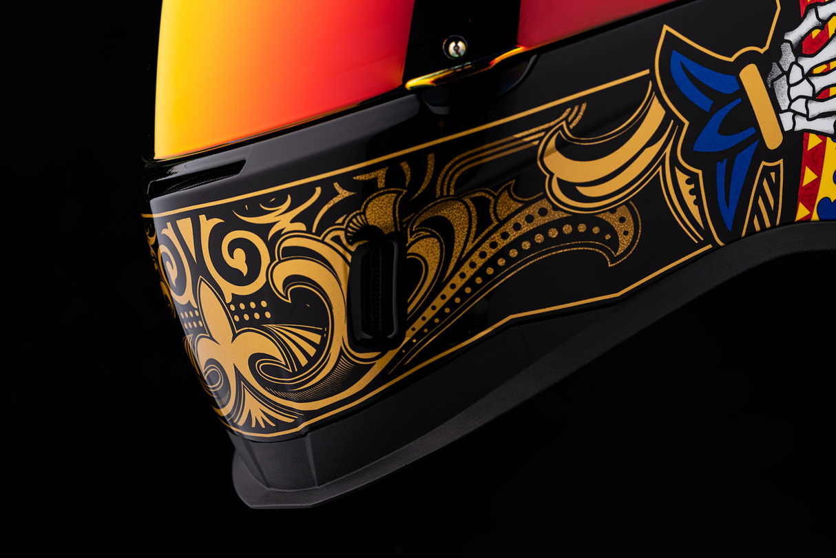 ICON Airform* Helmet - Suicide King - Gold - XS 0101-14727