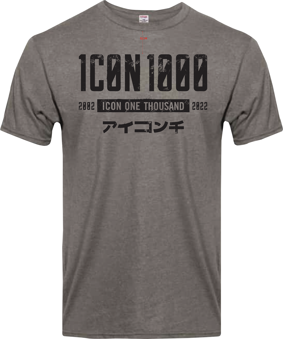 ICON Slabtown Memento* T-Shirt - Gray - 3XL 3030-22876