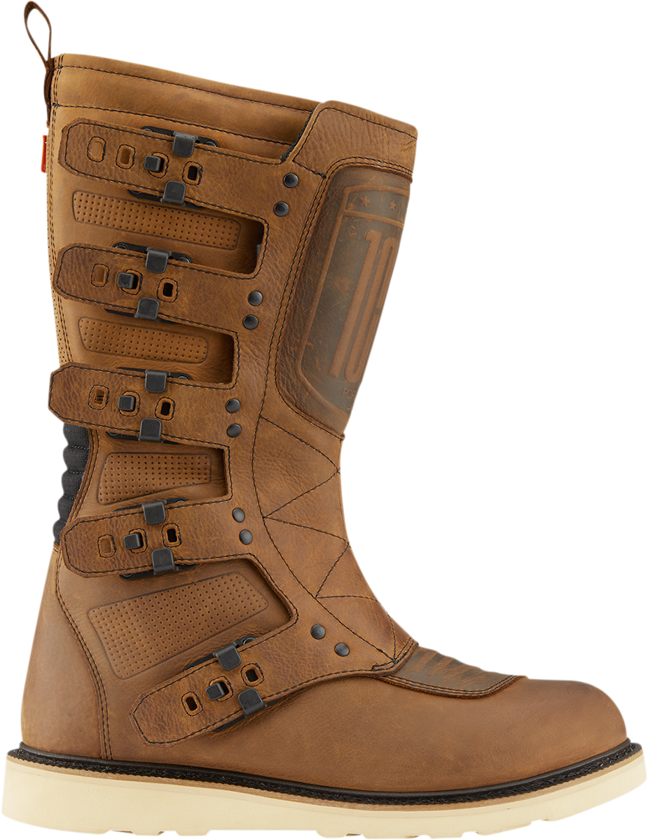 ICON Elsinore 2* CE Boots - Brown - Size 10 3403-1225