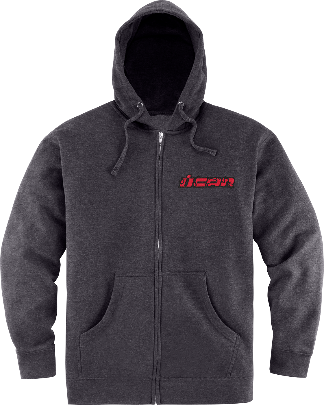 ICON Omnicrux Zip Fleece Hoodie - Black - Small 3050-6387